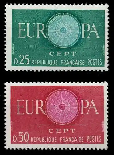 FRANKREICH 1960 Nr 1318-1319 postfrisch 9A2C9E