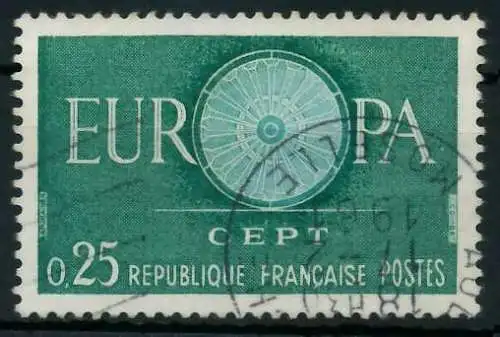 FRANKREICH 1960 Nr 1318 gestempelt 9A2CBA