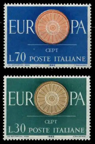 ITALIEN 1960 Nr 1077-1078 postfrisch 9A2D5A