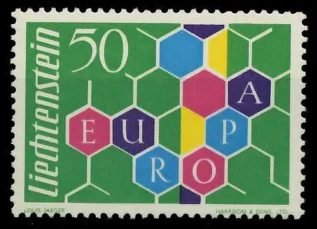 LIECHTENSTEIN 1960 Nr 398I postfrisch 9A2D9E