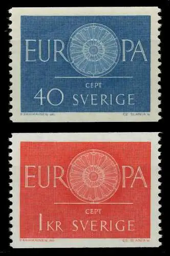 SCHWEDEN 1960 Nr 463-464 postfrisch 9A2E4E