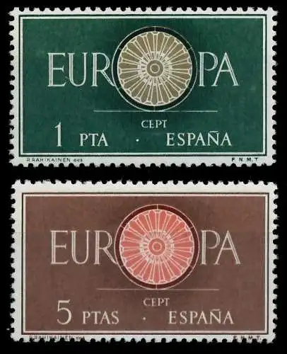 SPANIEN 1960 Nr 1189-1190 postfrisch 9A2EA6