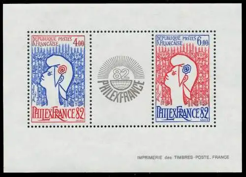 FRANKREICH Block 6 postfrisch S0195F2