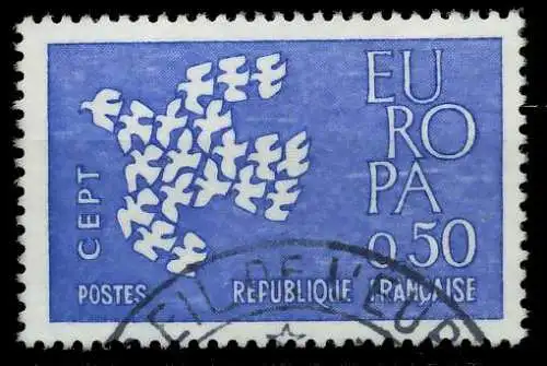 FRANKREICH 1961 Nr 1364 gestempelt 9A30EA