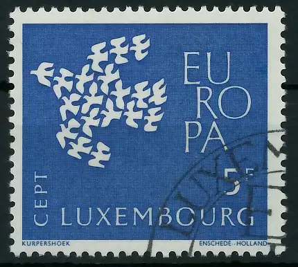 LUXEMBURG 1961 Nr 648 gestempelt 9A31D6