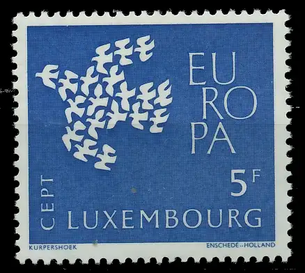 LUXEMBURG 1961 Nr 648 postfrisch SA1D9D6