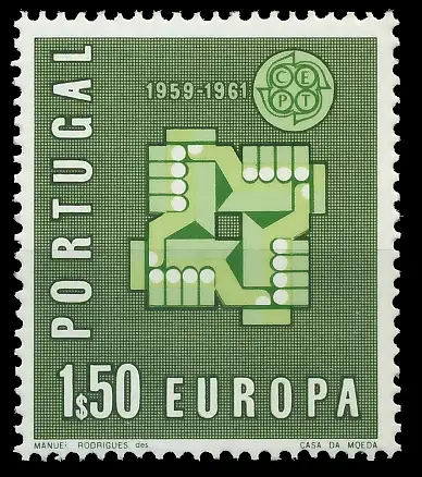 PORTUGAL 1961 Nr 908 postfrisch SA1DA4A