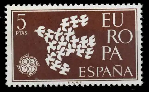 SPANIEN 1961 Nr 1267 postfrisch SA1DAC2