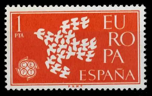 SPANIEN 1961 Nr 1266 postfrisch SA1DAA2