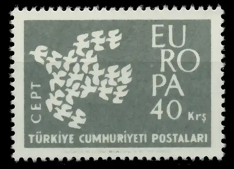 TÜRKEI 1961 Nr 1821 postfrisch SA1DAE6