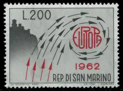 SAN MARINO 1962 Nr 749 postfrisch 9B0412