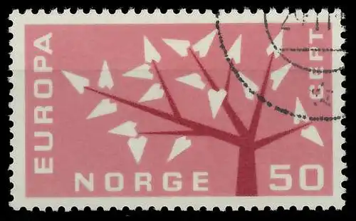 NORWEGEN 1962 Nr 476 gestempelt 9B047A