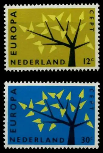NIEDERLANDE 1962 Nr 782-783 postfrisch SA1DE06