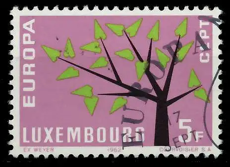 LUXEMBURG 1962 Nr 658 gestempelt 9B04B6