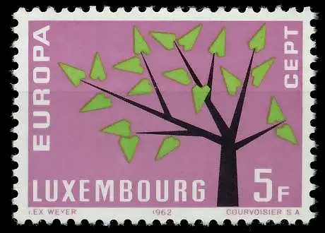 LUXEMBURG 1962 Nr 658 postfrisch SA1DE42