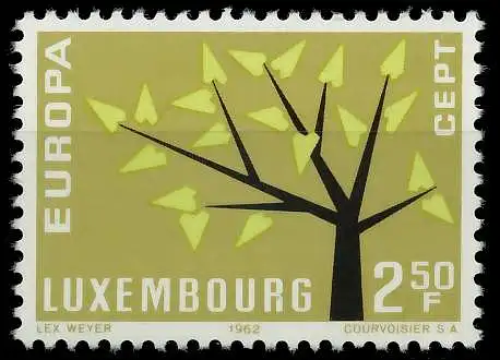 LUXEMBURG 1962 Nr 657 postfrisch SA1DE3E