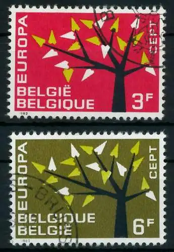 BELGIEN 1962 Nr 1282-1283 gestempelt 9B05C2