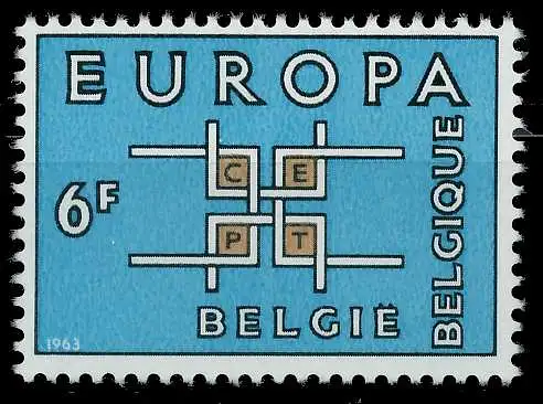 BELGIEN 1963 Nr 1321 postfrisch SA315DE