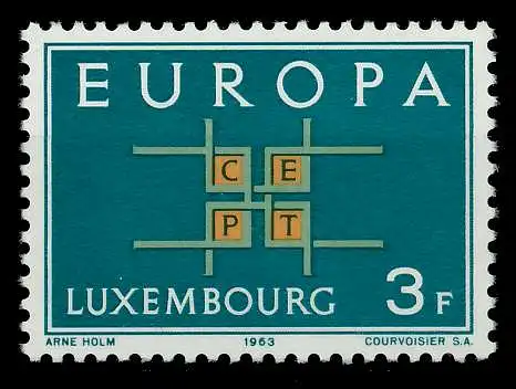 LUXEMBURG 1963 Nr 680 postfrisch SA3172E