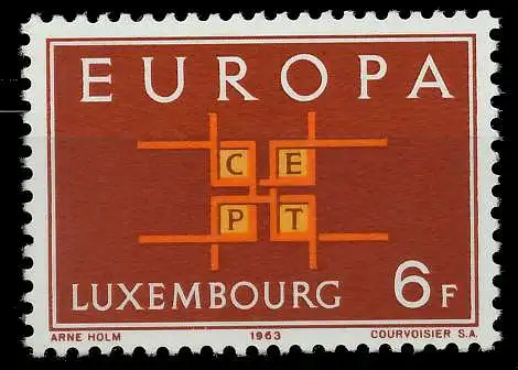 LUXEMBURG 1963 Nr 681 postfrisch SA3173A