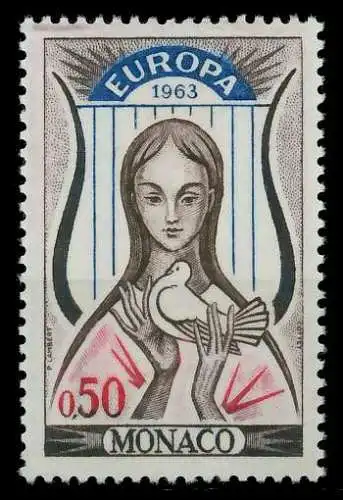 MONACO 1963 Nr 743 postfrisch SA31766