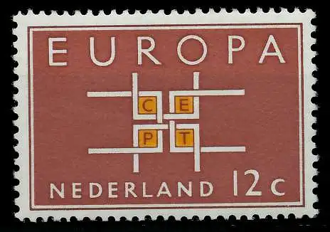 NIEDERLANDE 1963 Nr 806 postfrisch SA3179A