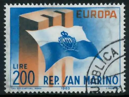 SAN MARINO 1963 Nr 781 gestempelt 9B8852