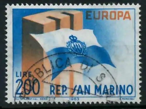 SAN MARINO 1963 Nr 781 gestempelt 9B8856