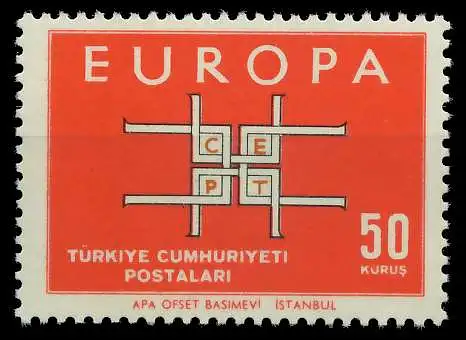 TÜRKEI 1963 Nr 1888 postfrisch SA318AE