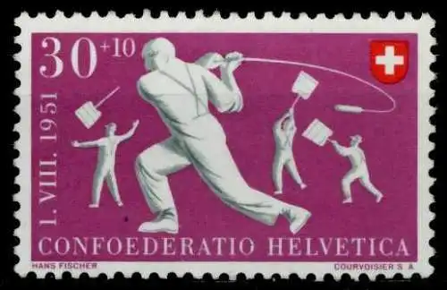 SCHWEIZ PRO PATRIA Nr 558 postfrisch 8216F6