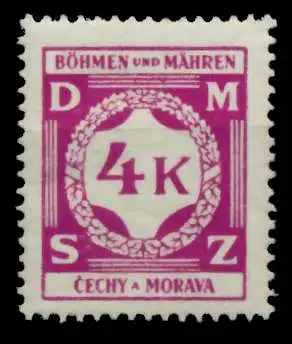 BÖHMEN MÄHREN DIENST Nr 11 postfrisch S359382