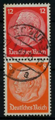 D-REICH ZUSAMMENDRUCK Nr S199 zentrisch gestempelt SENKR PAA 7A67BE