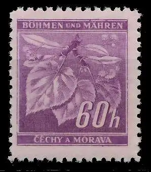 BÖHMEN MÄHREN 1941 Nr 65a postfrisch 82878E