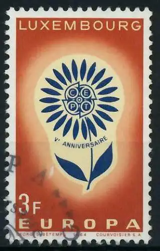 LUXEMBURG 1964 Nr 697 gestempelt 9B8B02