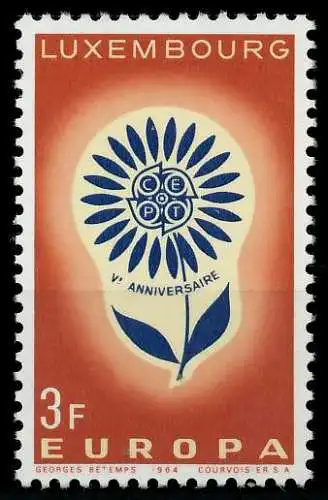LUXEMBURG 1964 Nr 697 postfrisch SA31B1E