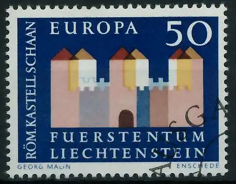 LIECHTENSTEIN 1964 Nr 444 gestempelt 9B8B3E