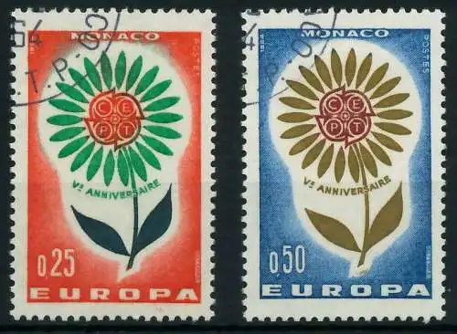 MONACO 1964 Nr 782-783 gestempelt 9B8B52