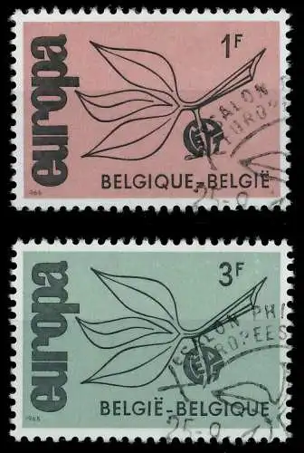 BELGIEN 1965 Nr 1399-1400 gestempelt 9B8D26