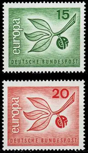 BRD BUND 1965 Nr 483-484 postfrisch SA46AA2