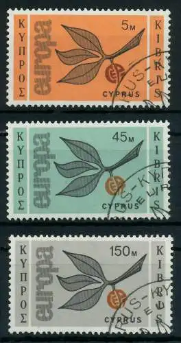 ZYPERN 1965 Nr 258-260 gestempelt 9C7EAA