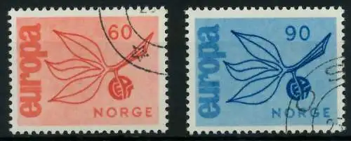 NORWEGEN 1965 Nr 532-533 gestempelt 9C7EBE