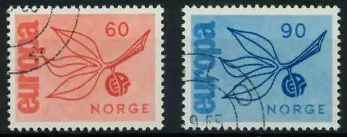 NORWEGEN 1965 Nr 532-533 gestempelt 9C7EC6