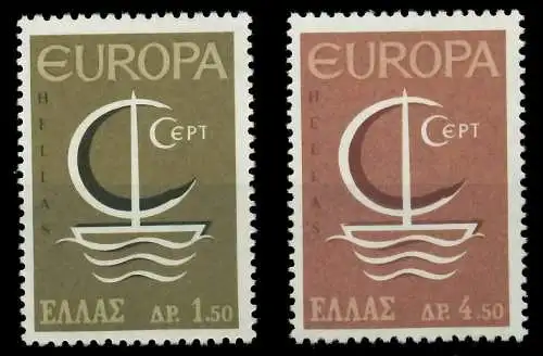 GRIECHENLAND 1966 Nr 919-920 postfrisch 9C7FBA