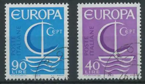 ITALIEN 1966 Nr 1215-1216 gestempelt 9C804A
