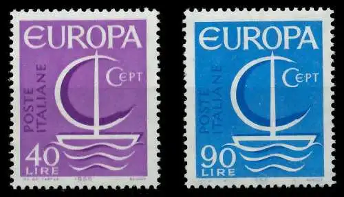 ITALIEN 1966 Nr 1215-1216 postfrisch 9C805A