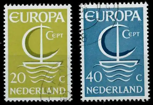 NIEDERLANDE 1966 Nr 864-865 gestempelt 9C80D6