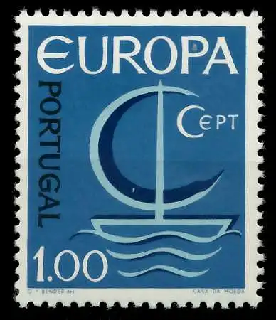 PORTUGAL 1966 Nr 1012 postfrisch 9C8136