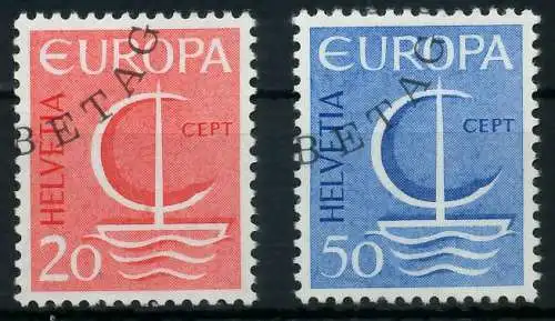 SCHWEIZ 1966 Nr 843-844 gestempelt 9C814E