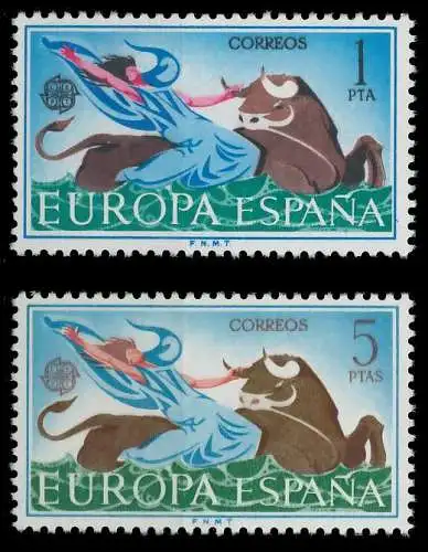 SPANIEN 1966 Nr 1642-1643 postfrisch 9C81B2
