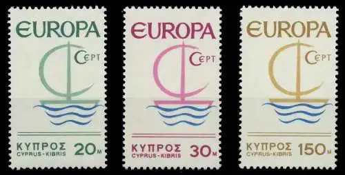 ZYPERN 1966 Nr 270-272 postfrisch 9C821A